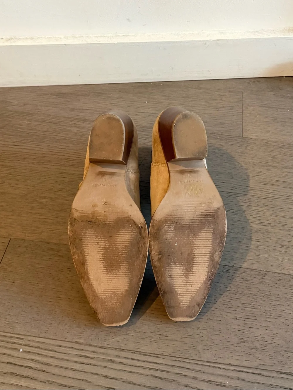 Everlane Tan Suede Ankle Boots - Picture 3 of 3